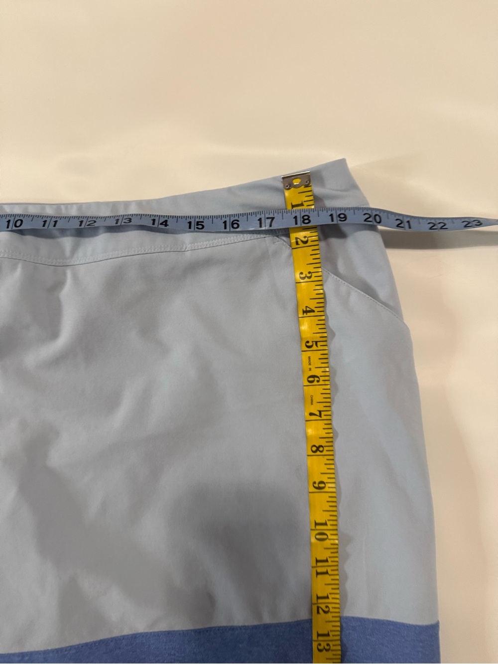 adidas Light Blue Athletic Skort with Royal Blue and White Bands in size XL - Picture 10 of 12